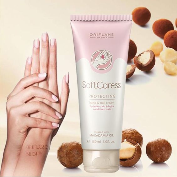 اوریفلیم کرم محافظ دست و ناخن SoftCaress Protecting Cream