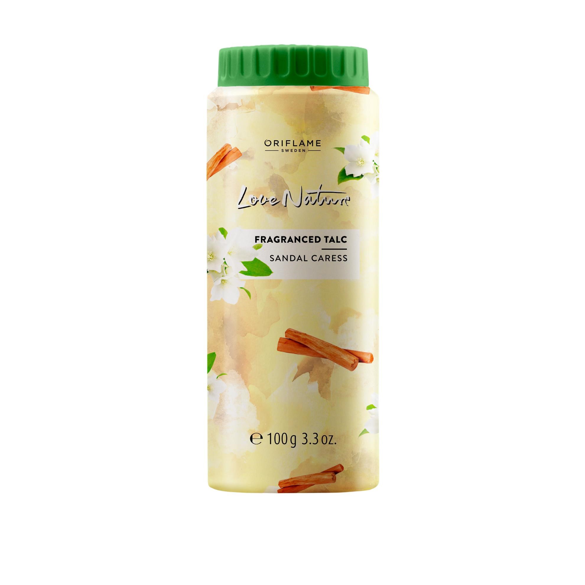 پودر بدن ضدتعریق صندل لاونیچر اوریفلیم Love Nature Talc Sandal Oriflame