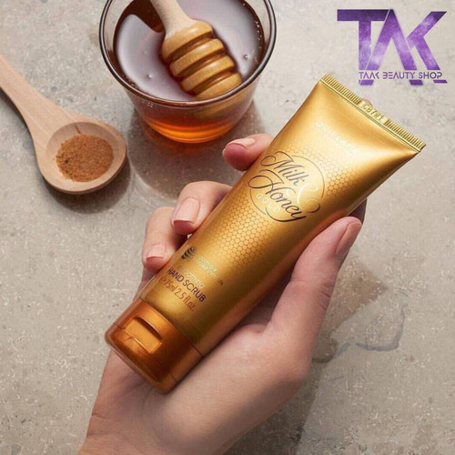 اوریفلیم اسکراب و نرم کننده دست شیروعسل MILK & HONEY GOLD75ml