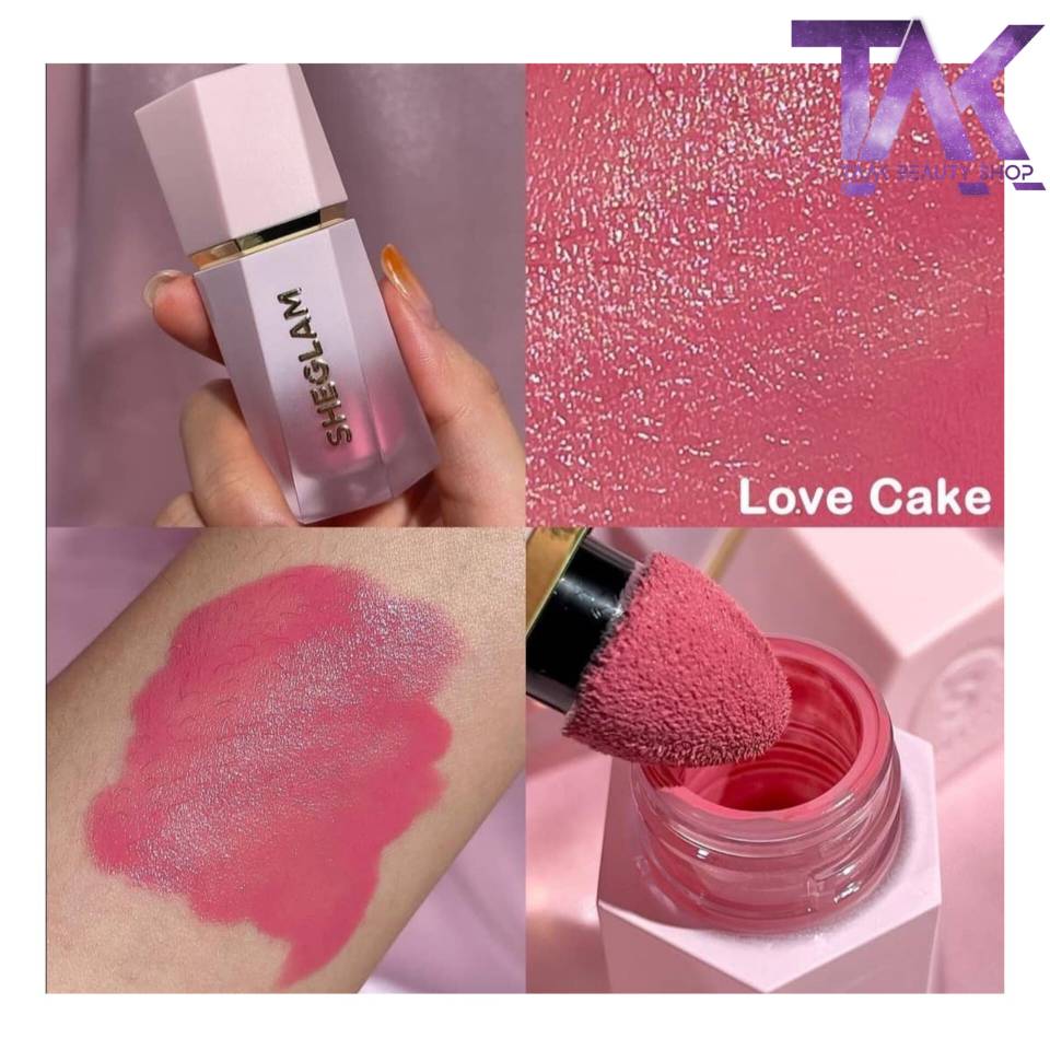 رژگونه مایع شیگلم رنگ love cake | حجم 5.2 میل